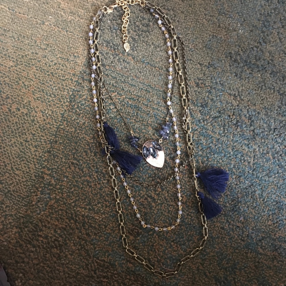 Brand new David Aubrey four strand necklace